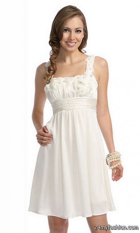 junior white dresses short sleeve dress