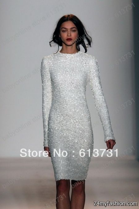 White sparkly dress 2018-2019