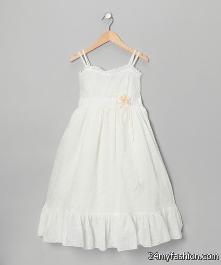 White toddler dress 2018-2019
