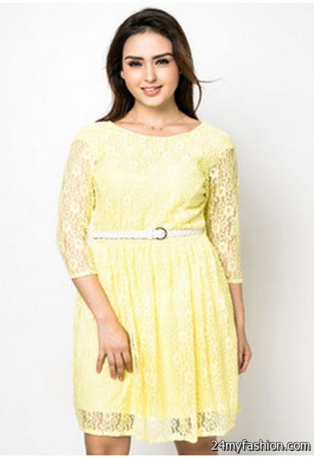 Yellow maternity dress 2018-2019