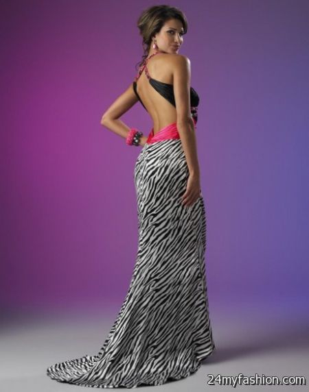 Zebra print dresses 2018-2019