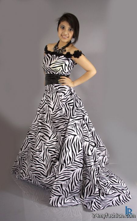 Zebra print dresses 2018-2019