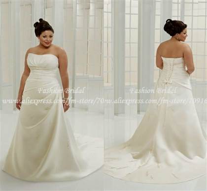 a line wedding dresses plus size 2018/2019