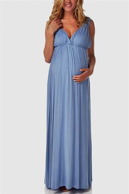 baby blue maternity maxi dress 2018/2019