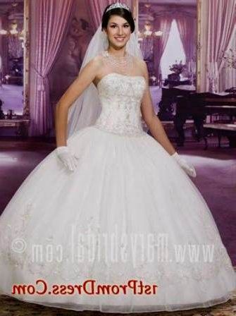 beautiful white ball gowns 2018-2019
