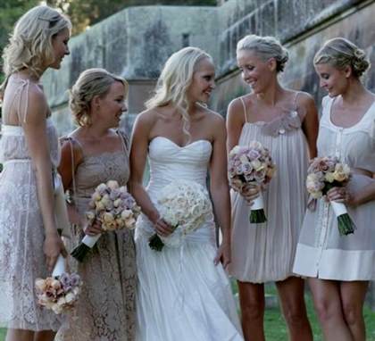 beige bridesmaid dresses 2018/2019