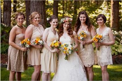beige bridesmaid dresses 2018/2019