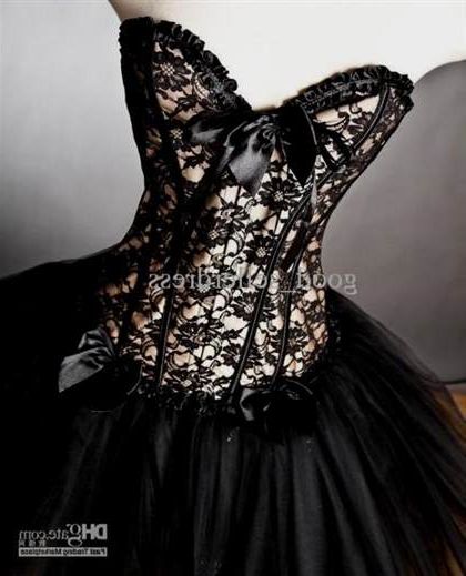 black and gold corset prom dresses 2018-2019
