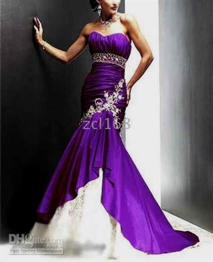 black and purple wedding dresses 2018/2019