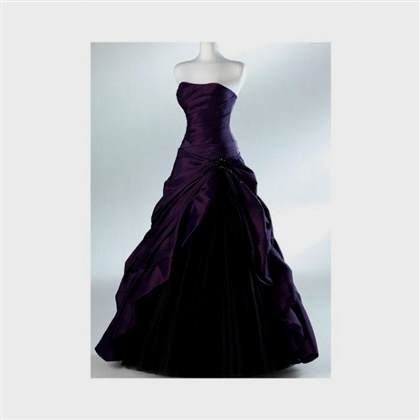 black and purple wedding dresses 2018/2019