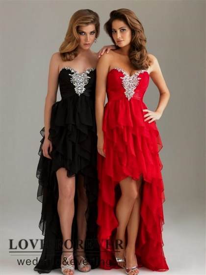 black and red short prom dresses 2018/2019