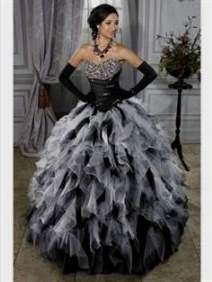 black and white ball gowns for prom 2018/2019