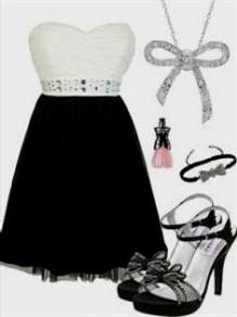 black and white dresses for teenagers 2018/2019