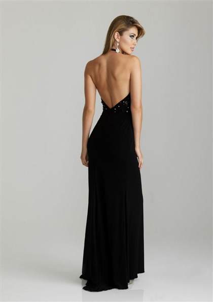 black backless cocktail dress 2018/2019