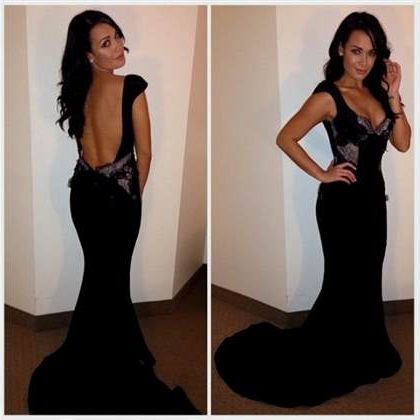 black couture evening gowns 2018/2019