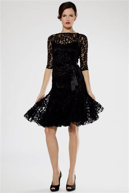 black lace cocktail dresses 2018/2019
