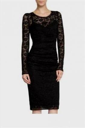 black lace sheath dress 2018/2019