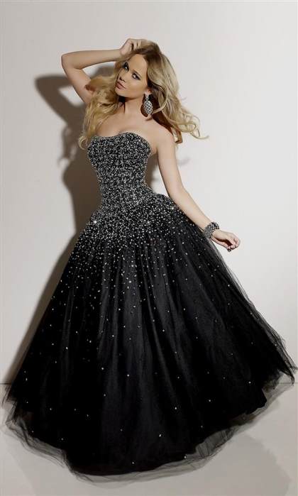 black sparkly prom dress 2018/2019