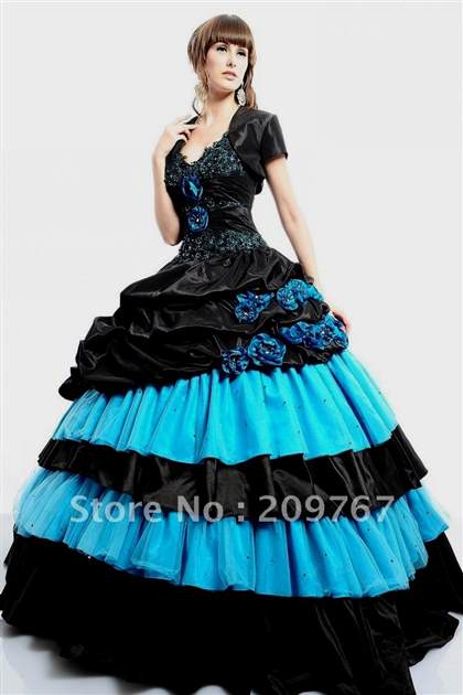 blue and black ball gowns 2018/2019