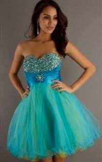 blue and green dresses for sweet 16 2018/2019