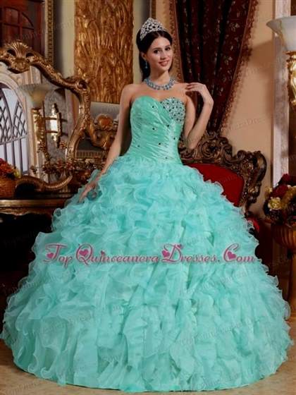 blue and green dresses for sweet 16 2018/2019