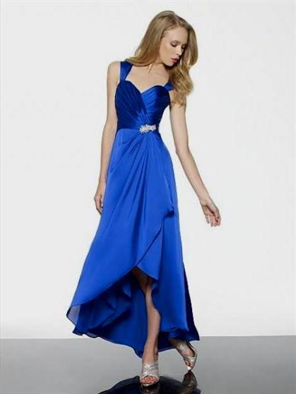 blue bridesmaid dresses with straps 2018/2019