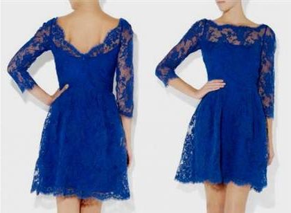 blue lace dresses 2018/2019
