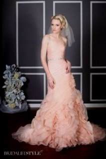 blush mermaid wedding dress 2018/2019