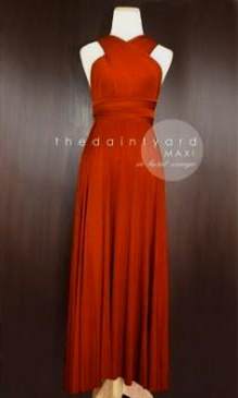 burnt orange maxi dress 2018/2019