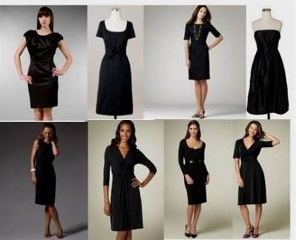 casual black dresses 2018-2019