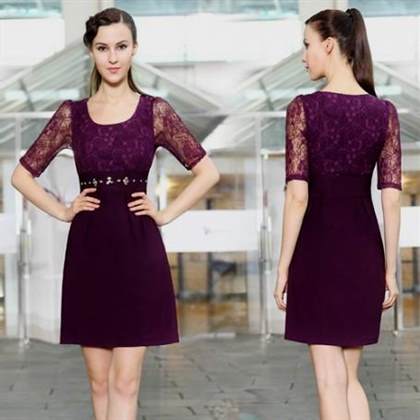 casual lace dress with sleeves 2018-2019