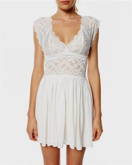 casual white lace dress 2018/2019