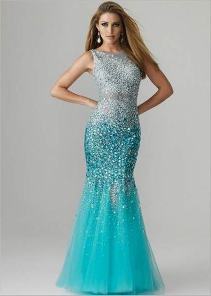champagne mermaid prom dress 2018/2019