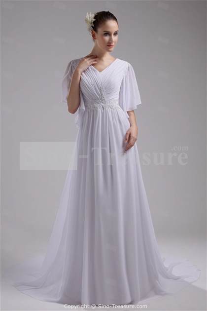 chiffon bridesmaid dresses with sleeves 2018/2019
