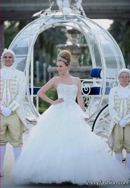 cinderella wedding dresses with bling 2018-2019
