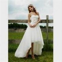 country style high low wedding dresses 2018-2019