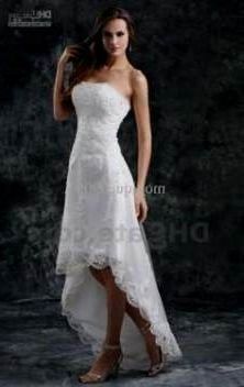 country style high low wedding dresses 2018-2019