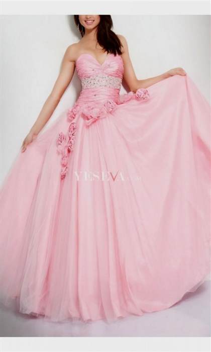 cute pink prom dresses 2018-2019