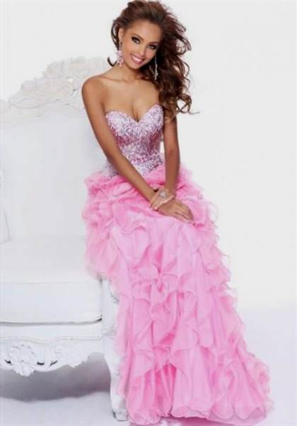 cute pink prom dresses 2018-2019