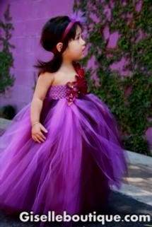 cute purple dresses for kids 2018-2019