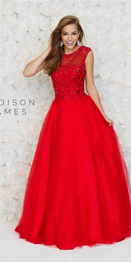 cute red prom dresses with sleeves 2018/2019