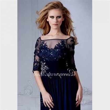 dark blue homecoming dresses with sleeves 2018-2019