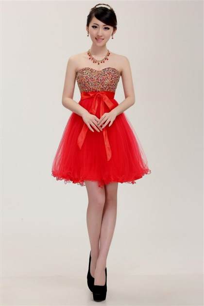 elegant red cocktail dresses 2018-2019