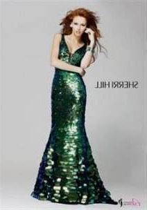 emerald green mermaid prom dresses 2018/2019