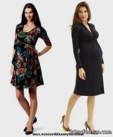 fall maternity dresses for baby shower 2018-2019