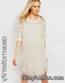 fall maternity dresses for baby shower 2018-2019