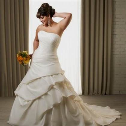 fit and flare wedding dress plus size 2018/2019