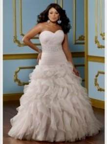 fit and flare wedding dress plus size 2018/2019
