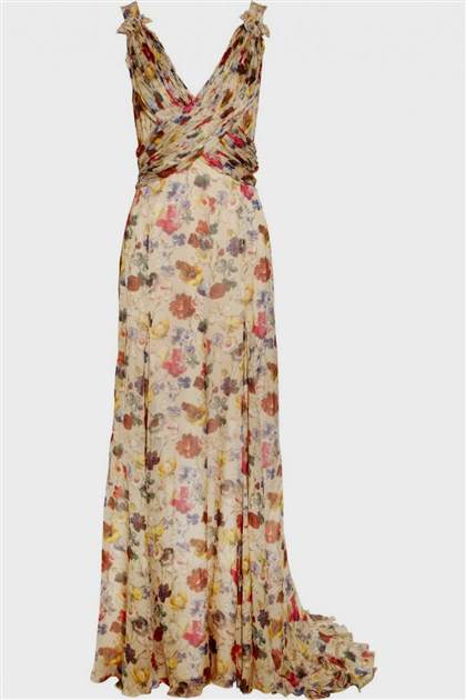floral chiffon gown 2018/2019