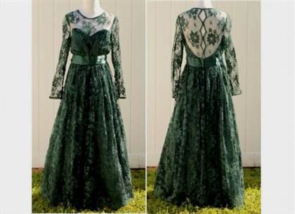 forest green lace dress 2018/2019